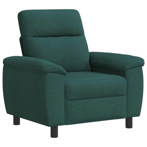 1-personers sofa mørkegrøn 95 x 90 x 95 cm