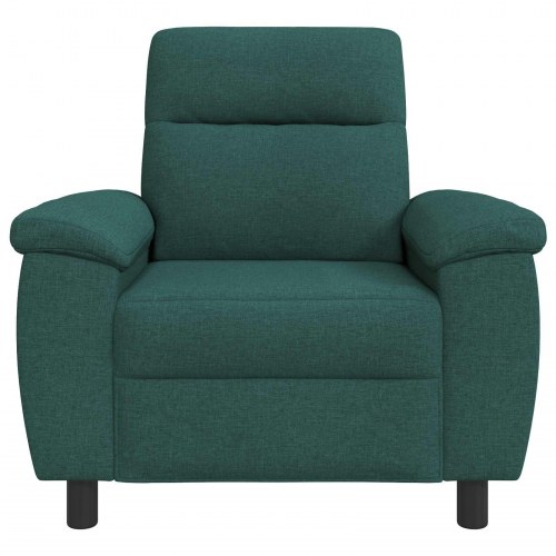 1-personers sofa mørkegrøn 95 x 90 x 95 cm