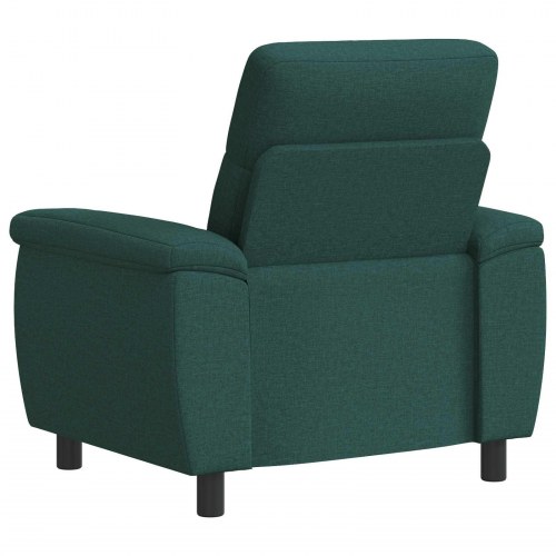 1-personers sofa mørkegrøn 95 x 90 x 95 cm