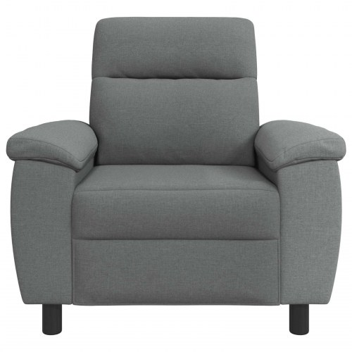 1-personers sofa mørkegrå - 95 x 90 x 95 cm