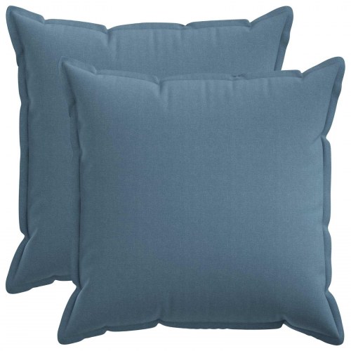 Pudebetræk HOUTEN 2 stk. Jeans blå 65 x 65 cm