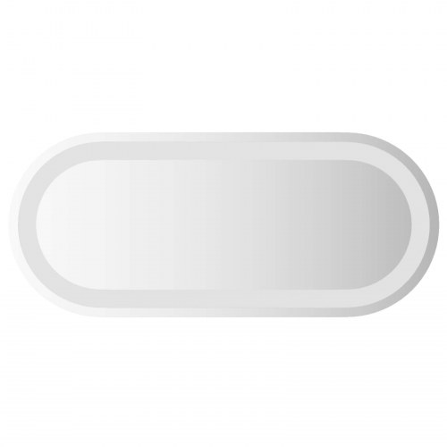 LED badeværelsesspejl - transparent 60 x 25 cm