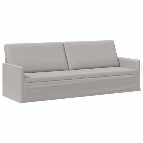 3-personers sofa i skygrå stof - 220 x 81 x 82 cm