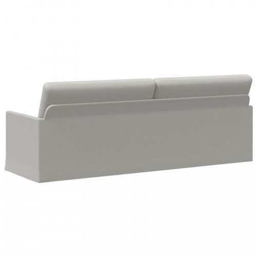 3-personers sofa i skygrå stof - 220 x 81 x 82 cm