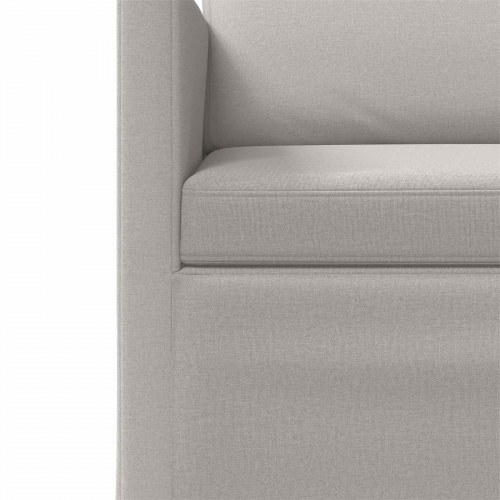 3-personers sofa i skygrå stof - 220 x 81 x 82 cm