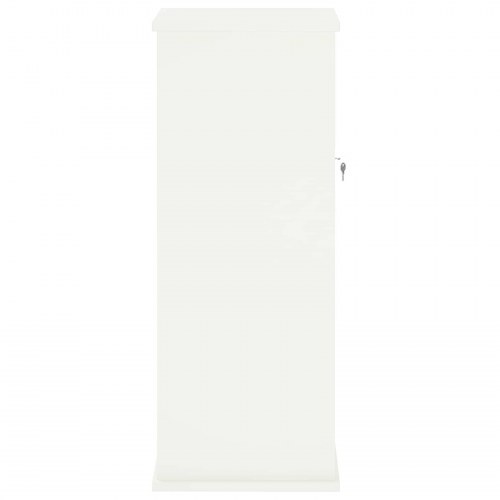 Postkasse fritstående 40 x 40 x 100 cm - hvid