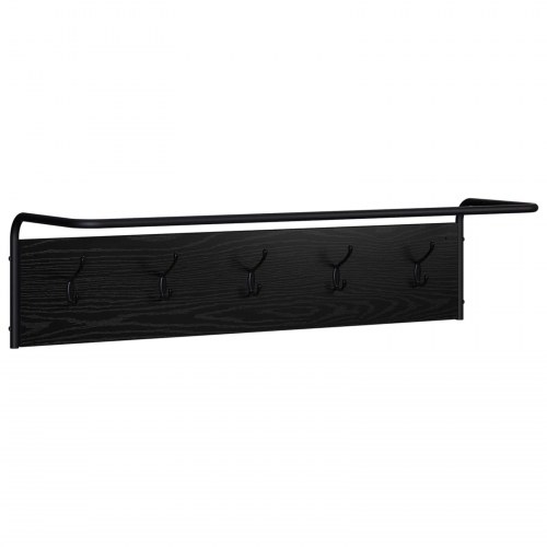Knagerække i sort eg - 100 x 30 x 25 cm