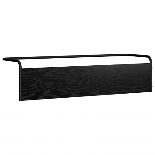 Knagerække i sort eg - 100 x 30 x 25 cm