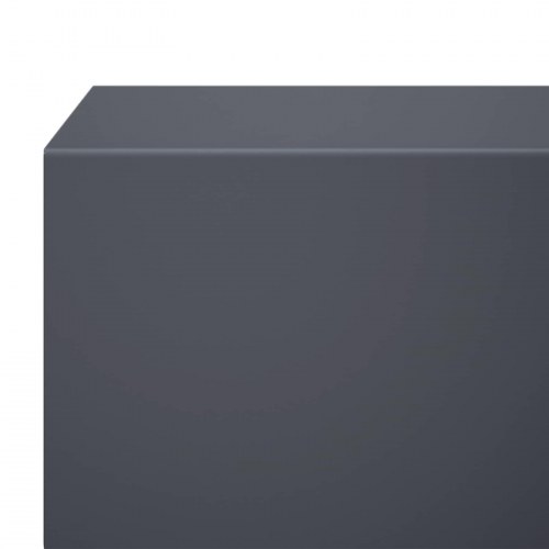 Dækprofil til havekant 10 stk. 100 x 10 x 5 cm - antracit
