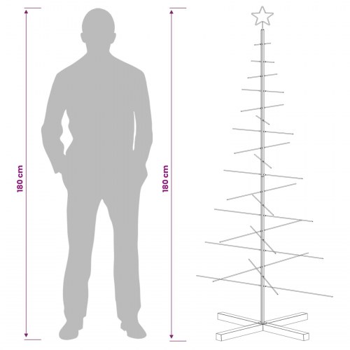 Juletræ i metal KUOPIO 180 cm - hvid