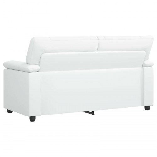 2-personers sofa i kunstlæder - hvid 171 x 85 x 93 cm