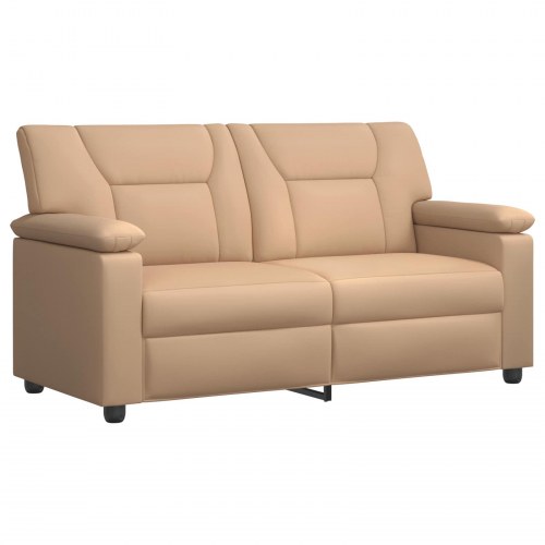 2-personers sofa i kunstlæder - cappuccino, 171 x 85 x 93 cm