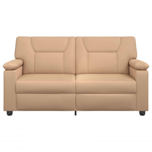 2-personers sofa i kunstlæder - cappuccino, 171 x 85 x 93 cm