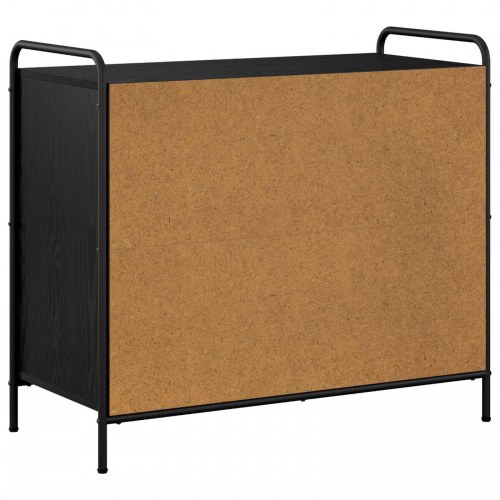 Skoskab sort eg 85 x 39,5 x 75 cm