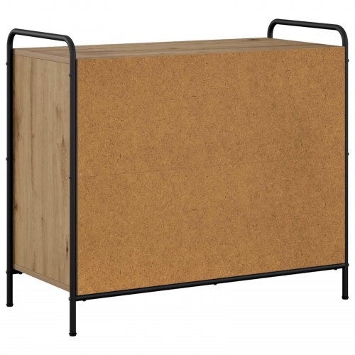 Skoskab i Artisan-eg 85 x 39,5 x 75 cm