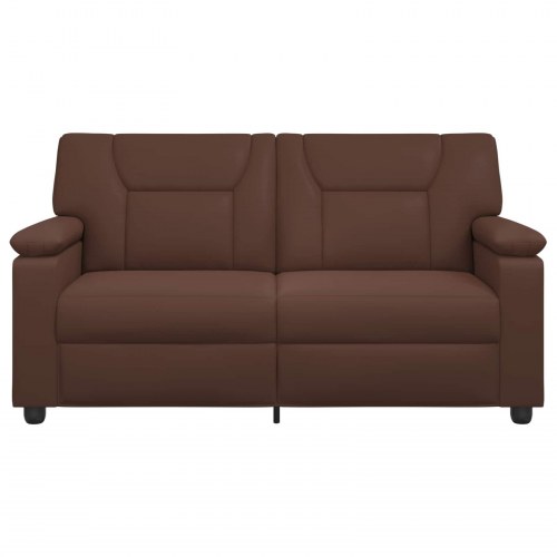 2-personers sofa i kunstlæder - brun 171 x 85 x 93 cm