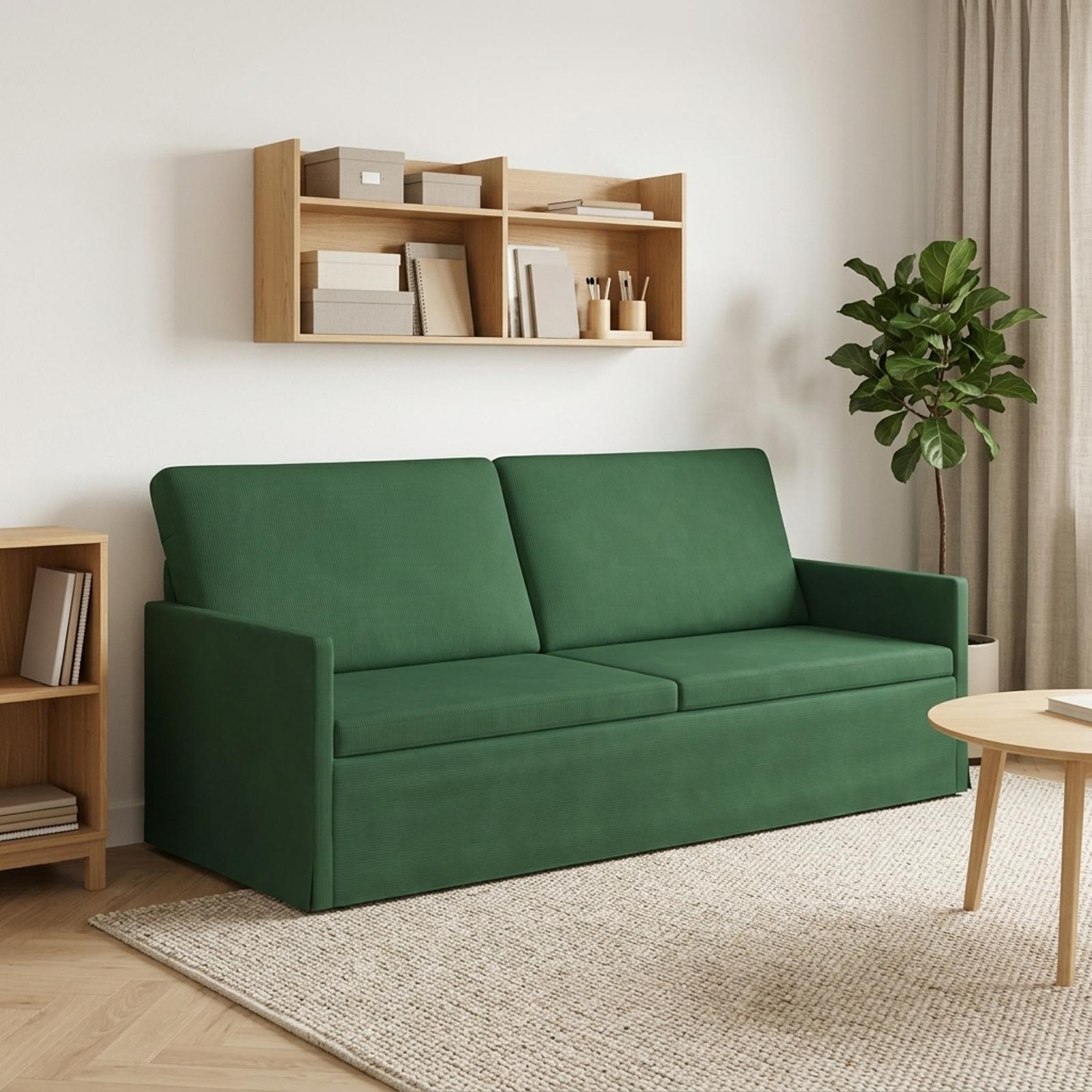3-personers sofa - Jungle grøn 190 x 81 x 82 cm
