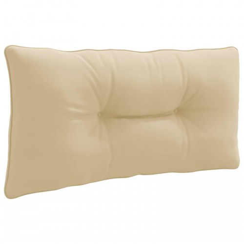 Rygpude PUTTEN beige 80 x 40 x 10 cm