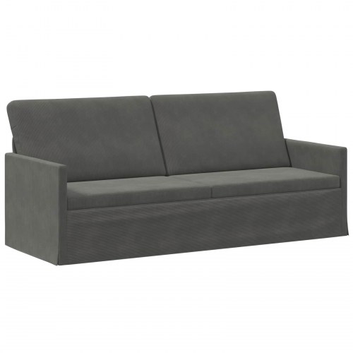 3-personers sofa - mørkegrå, 190 x 81 x 82 cm