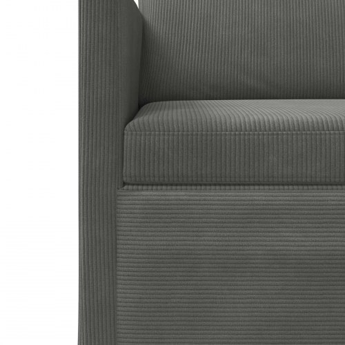 3-personers sofa - mørkegrå, 190 x 81 x 82 cm