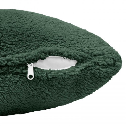 Pudebetræk HEERLEN 6 stk. mørkegrøn 60 x 60 cm bouclé