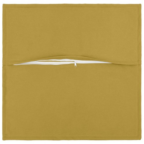 Pudebetræk HOUTEN 2 stk. i faux linned - lys grøn 40 x 40 cm