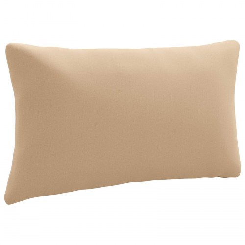 Rygpude PUTTEN - sandfarvet 70 x 40 x 15 cm
