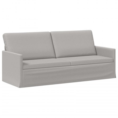 3-personers sofa i stof - skygrå, 190 x 81 x 82 cm