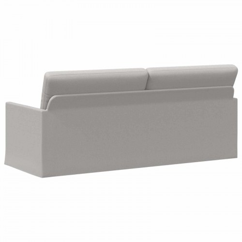 3-personers sofa i stof - skygrå, 190 x 81 x 82 cm