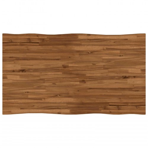 Spisebord med live edge i massivt akacietræ - 140 x 80 cm