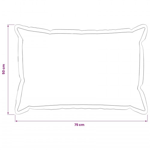 Pudebetræk HOUTEN 2 stk. cremefarvet 50 x 75 cm