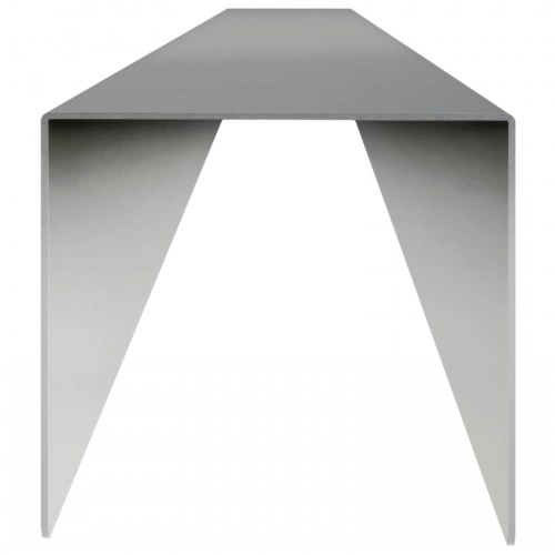 Dækprofil til havekant 20 stk. - 100 x 6 x 5 cm, galvaniseret stål
