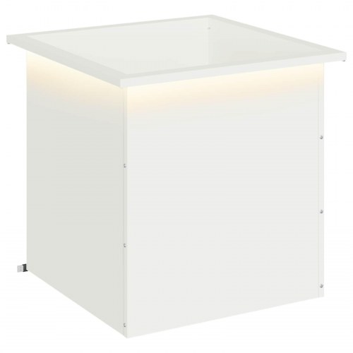 Plantekasse med LED - hvid 50 x 50 x 48 cm