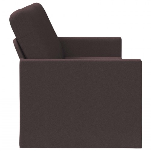 3-personers sofa mørk brun 190 x 81 x 82 cm