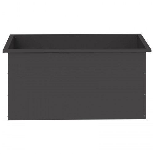 Plantekasse med LED - sort 50 x 100 x 48 cm