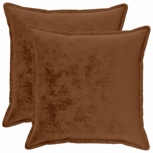 Pudebetræk 2 stk. HOUTEN lys brun 80 x 80 cm