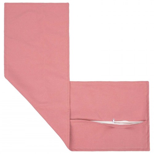 Pudebetræk HOUTEN lyserød 40 x 145 cm - faux linned