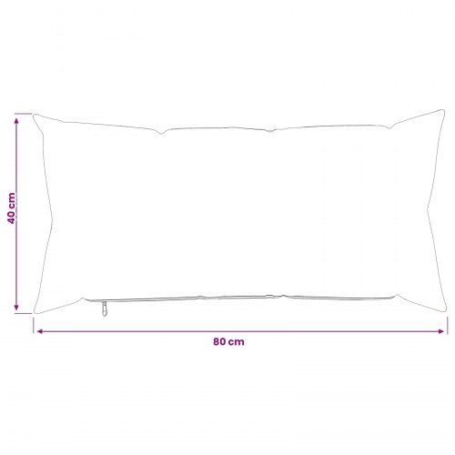 Pyntepuder 12 stk. HEERLEN - sort 40 x 80 cm