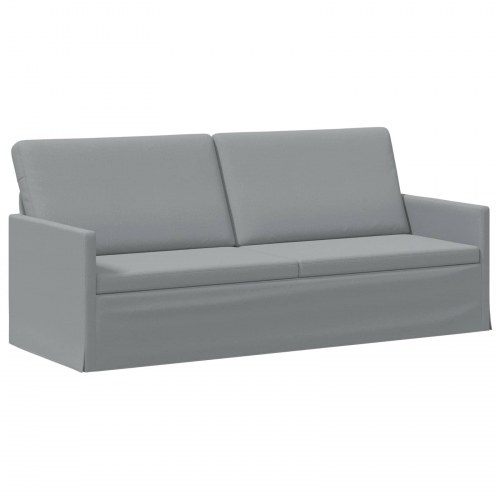 3-personers sofa lysegrå 190 x 81 x 82 cm
