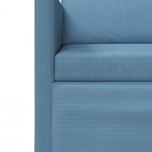 2-personers sofa blå 150 x 81 x 82 cm