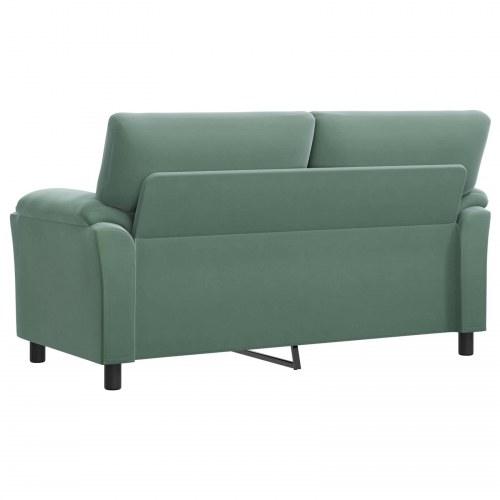 2-personers sofa i fløjl - havgrøn 174 x 85 x 93 cm
