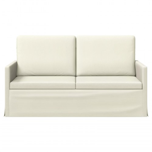 2-personers sofa - cremefarvet 150 x 81 x 82 cm