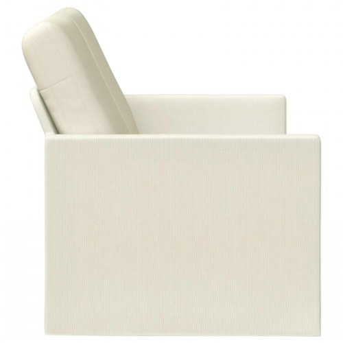 2-personers sofa - cremefarvet 150 x 81 x 82 cm
