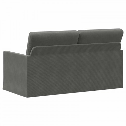 2-personers sofa - mørkegrå 150 x 81 x 82 cm