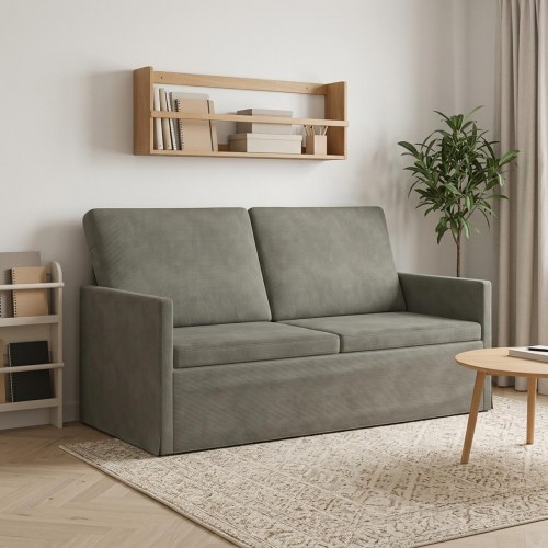 2-personers sofa lysegrå 150 x 81 x 82 cm