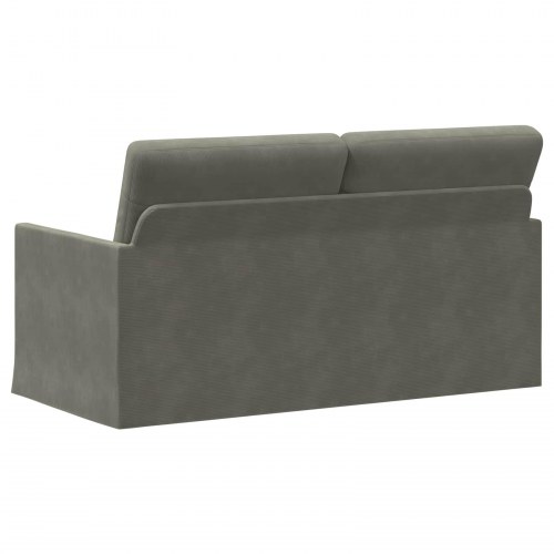 2-personers sofa lysegrå 150 x 81 x 82 cm
