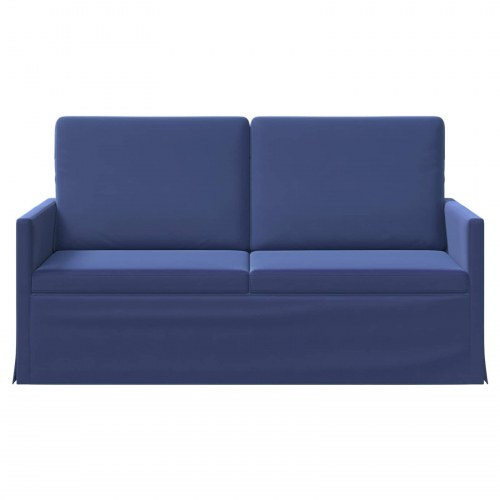 2-personers sofa i velour - Politi blå, 150 x 81 x 82 cm