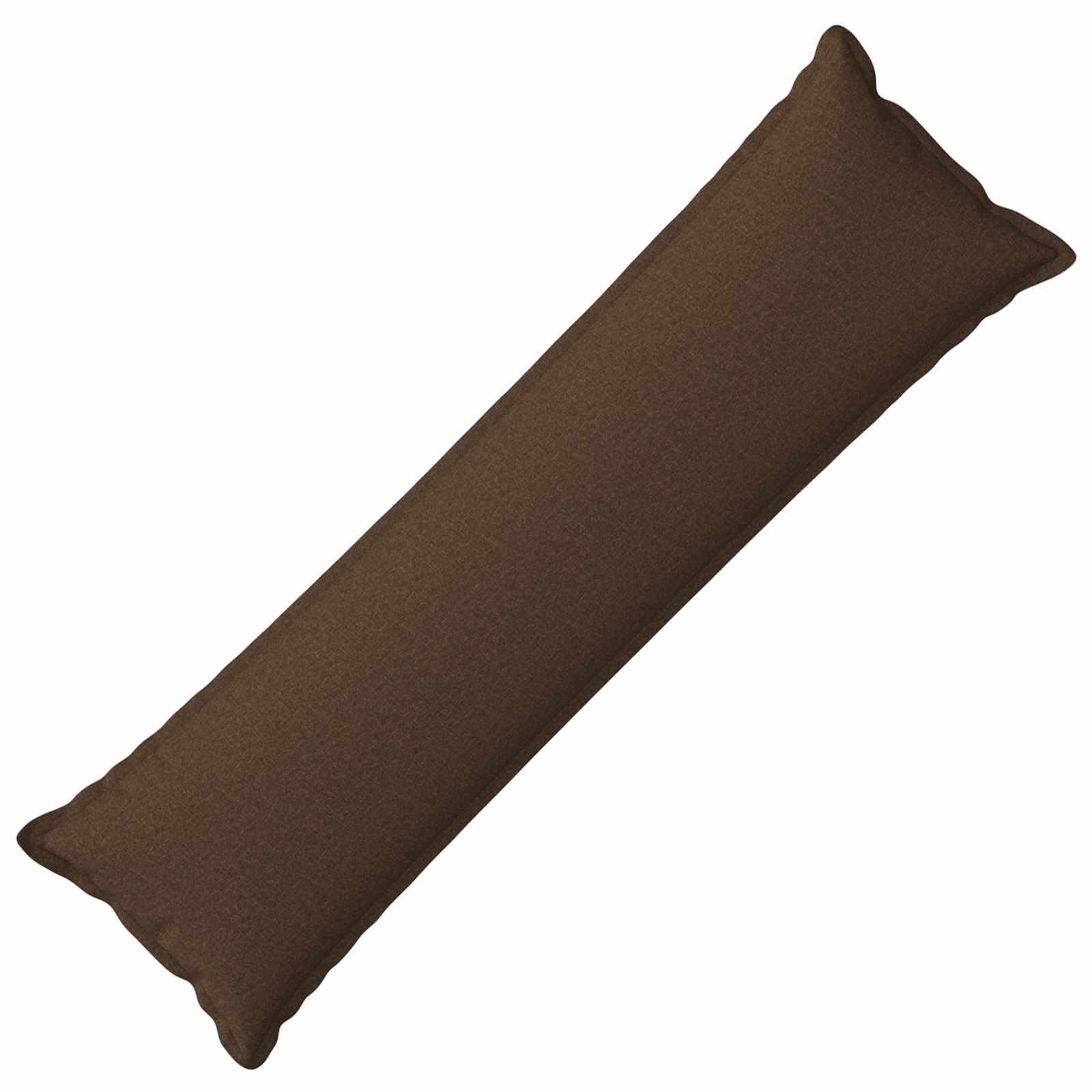 Pudebetræk HOUTEN i faux linned - brun 40 x 145 cm