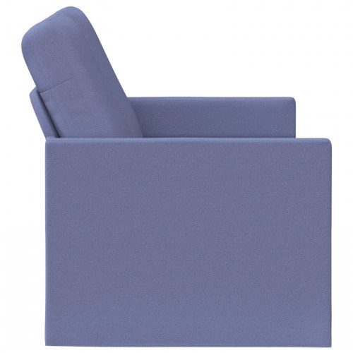 2-personers sofa - jeansblå 150 x 81 x 82 cm
