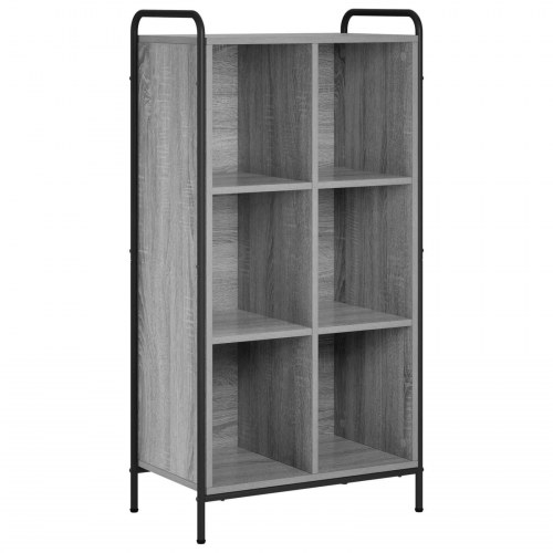 Bogskab 57 x 33 x 111 cm - grå sonoma